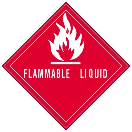 Bsc Preferred 4 x 4'' - ''Flammable Liquids - 3'' Labels BUY00025388